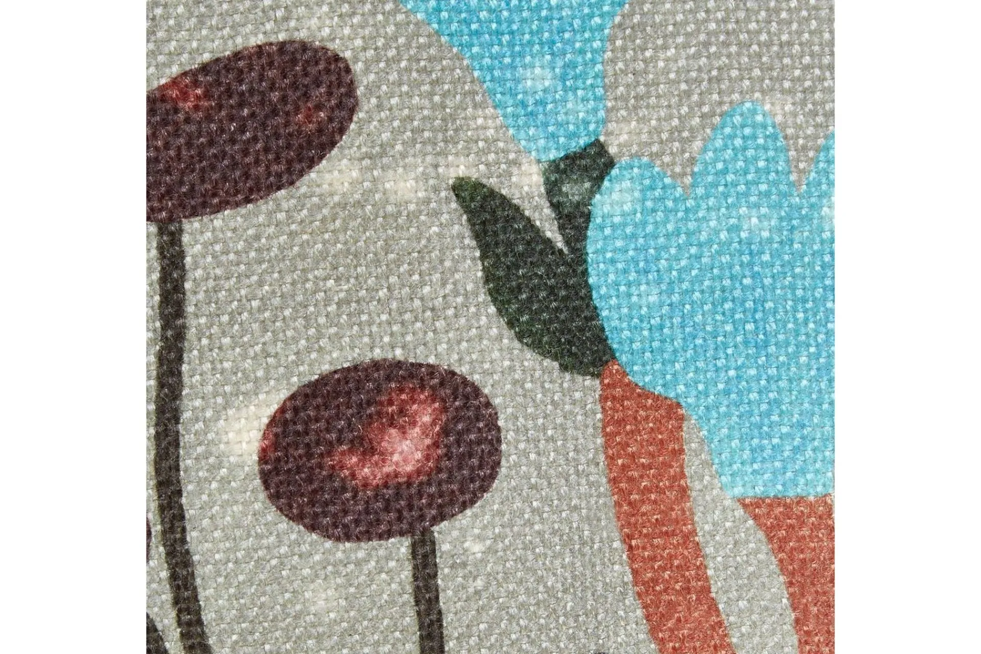Tepper & Pledd-Piknikteppe Bandowali Rektangulær Flerfarget,Brun,Grey,Orange