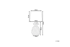 Bordlampe|Vinduslampe-Pineapple Bordlampe 32 cm Gull