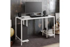 Pinnarp Skrivebord 125 cm med Oppbevaring 2 Hyller