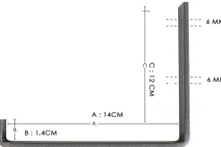 Baderom-Pipe Hook Svart