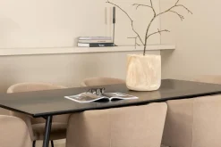 Venture Home Pippi spisebord med 6 stk Berit Spisestol
