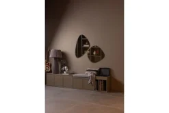 WOOOD Cd-Hylle & Dvd-Hylle-Plateskap Turner Beige