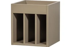 WOOOD Cd-Hylle & Dvd-Hylle-Plateskap Turner Beige