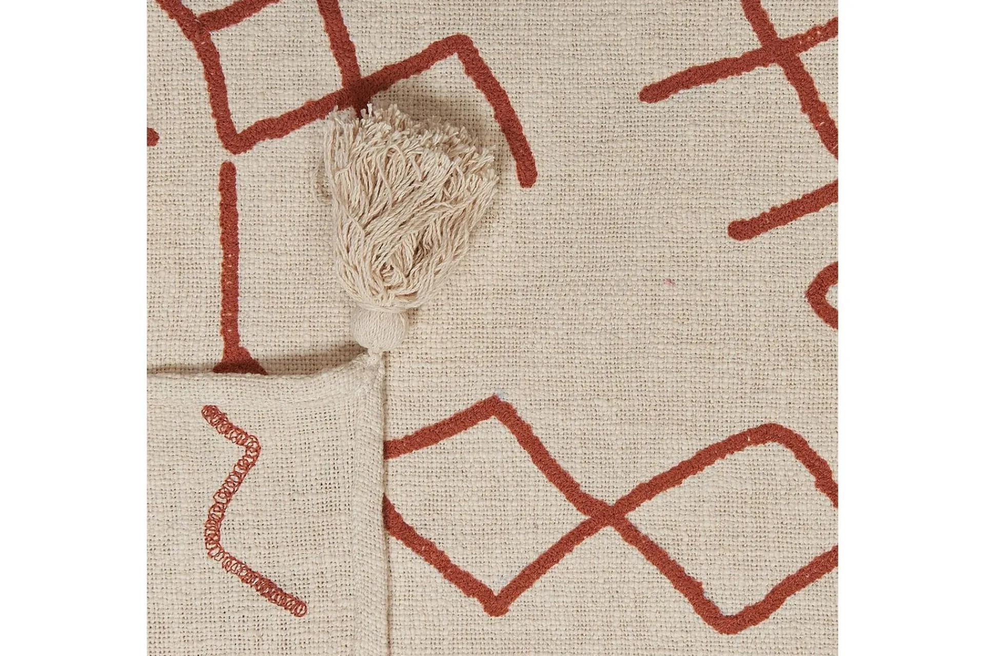 Tepper & Pledd-Pledd Bhiwani Beige,Rød