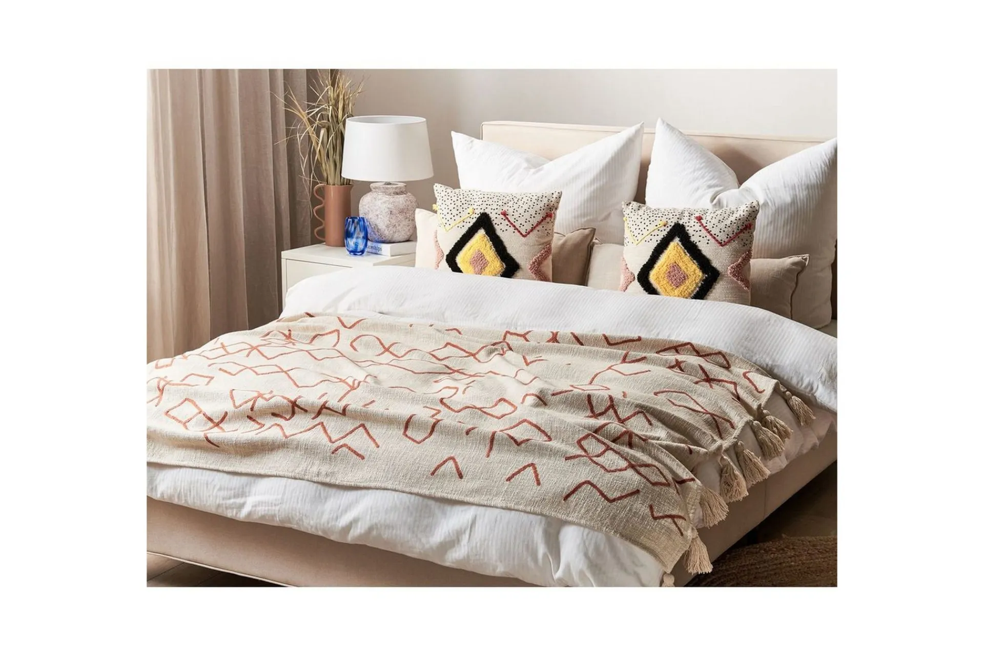 Tepper & Pledd-Pledd Bhiwani Beige,Rød