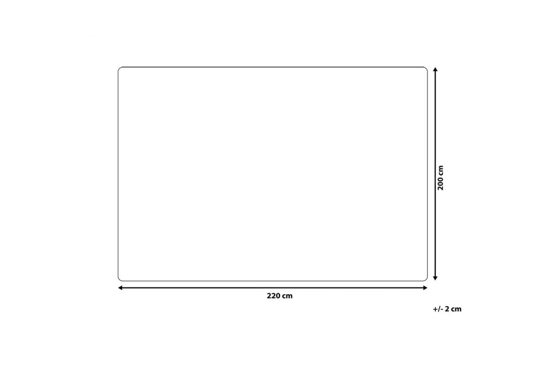 Tepper & Pledd-Pledd Reka 200x220 cm Rød,Hvit,Blå