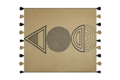 Tepper & Pledd-Pledd Thumki Beige,Svart