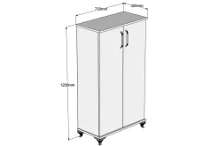 Plomer Skoskap 72 cm