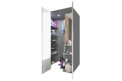 Garderober & Garderobesystem-Pok Garderobe 130x93x193 cm Hvit
