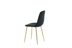 Venture Home Polar Kjøkkenstol Fløyel /Messing
