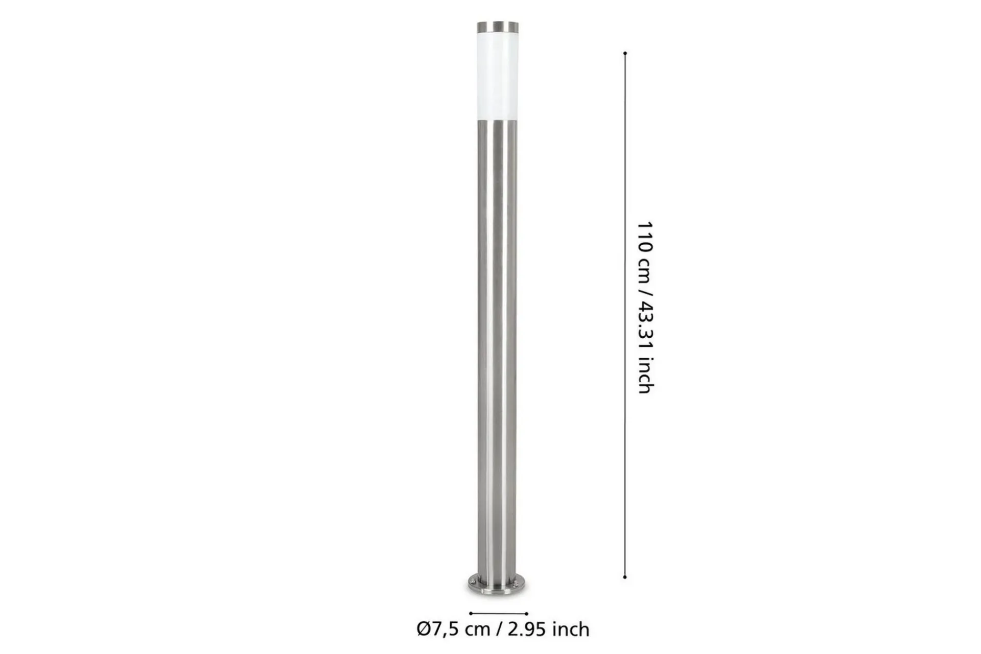 Eglo Pullert-Pollerlampe Helsinki 1100 mm Hvit,Grey