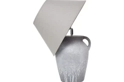Nattbordslampe|Bordlampe-Ponze Bordlampe 49 cm E27 Grey
