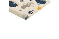 Moderne Tepper-Porsea Bomullsteppe 80x150 cm Beige