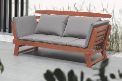 Lounge Sofa|Lounge Sofa-Portici Sofa 210 cm Mørkebrun