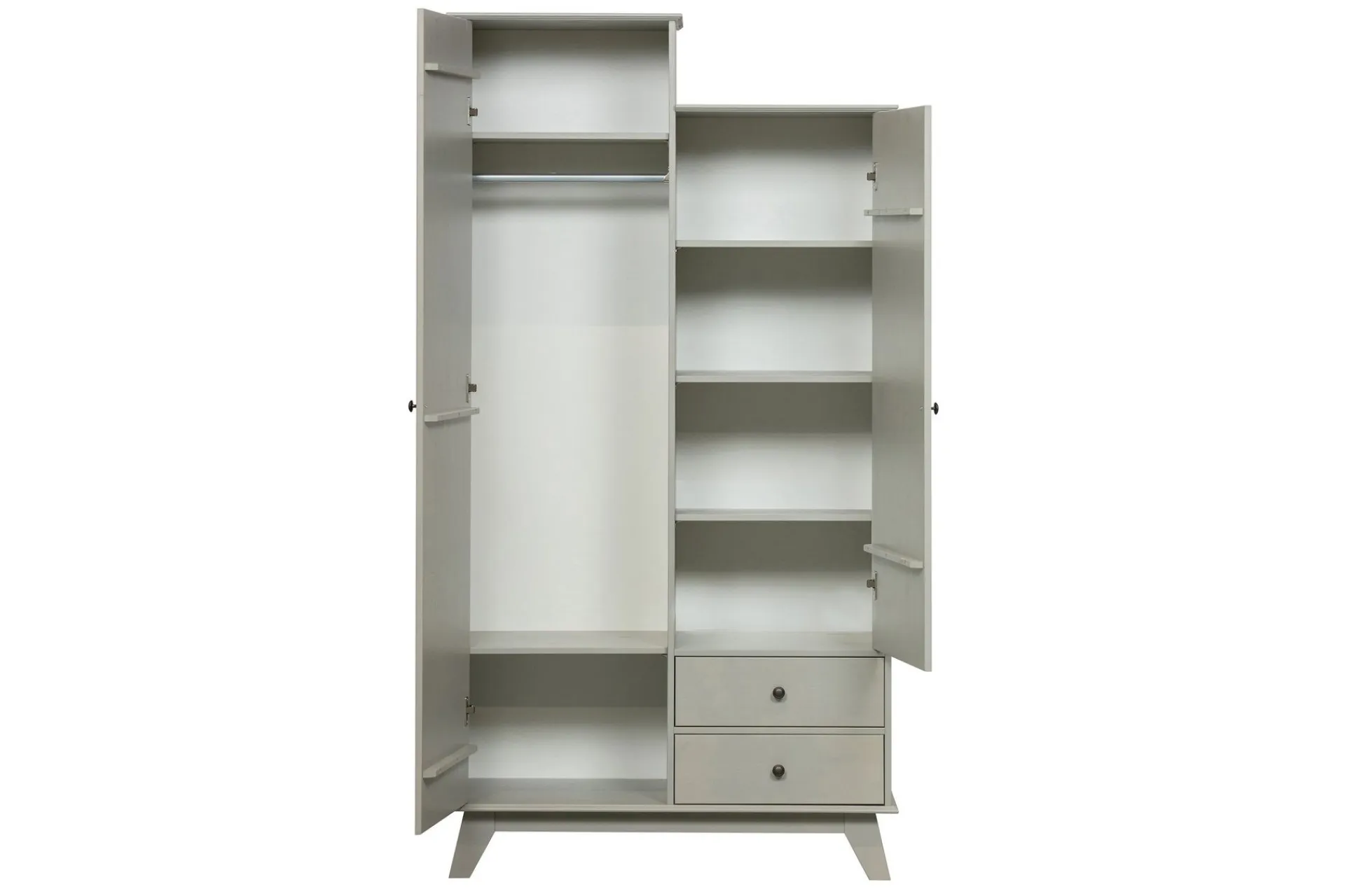 Oppbevaringsskap|Skap-Portsea Oppbevaringsskap 98x190 cm Offwhite