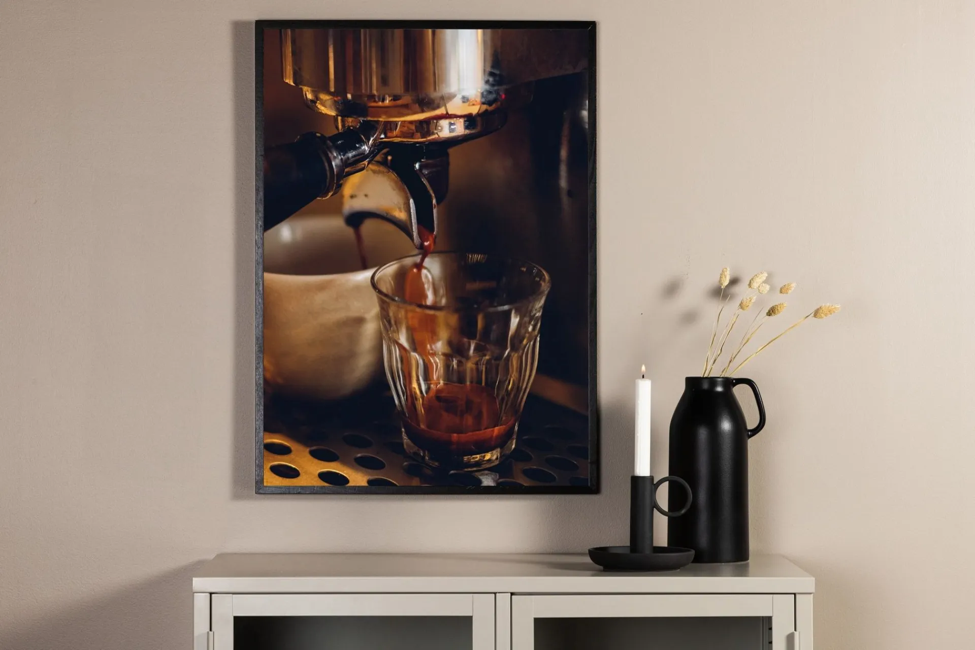 Venture Home Posters|Posters-Poster Barrista 30x40 cm Brun