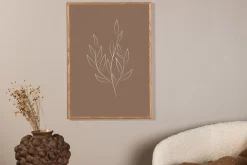 Venture Home Poster Drawed leaf 50x70 cm