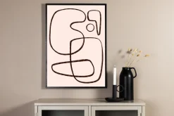 Venture Home Poster Line art 21x30 cm