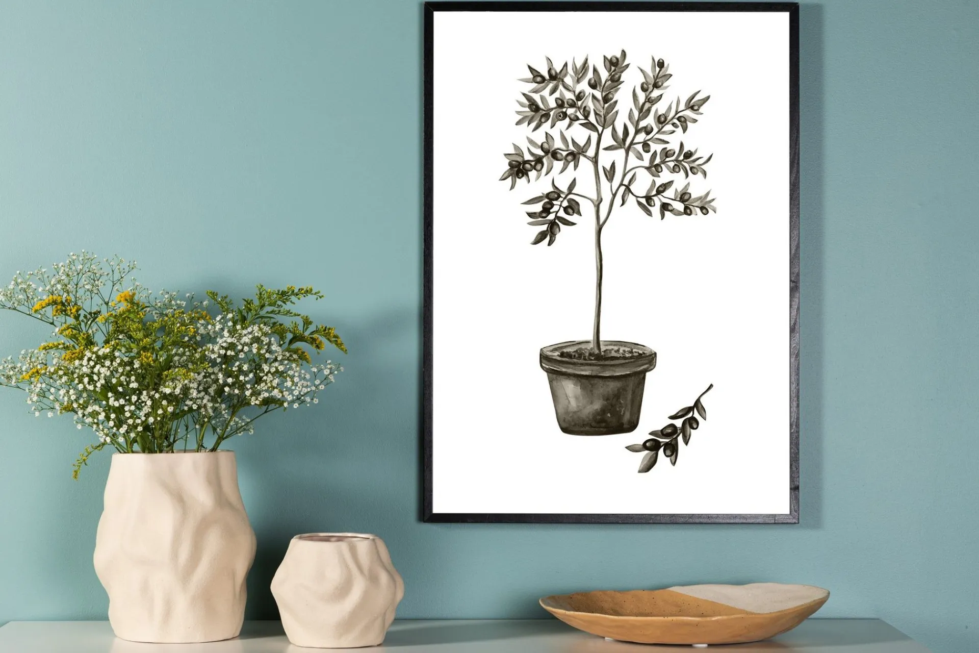 Venture Home Poster Olive 30x40 cm
