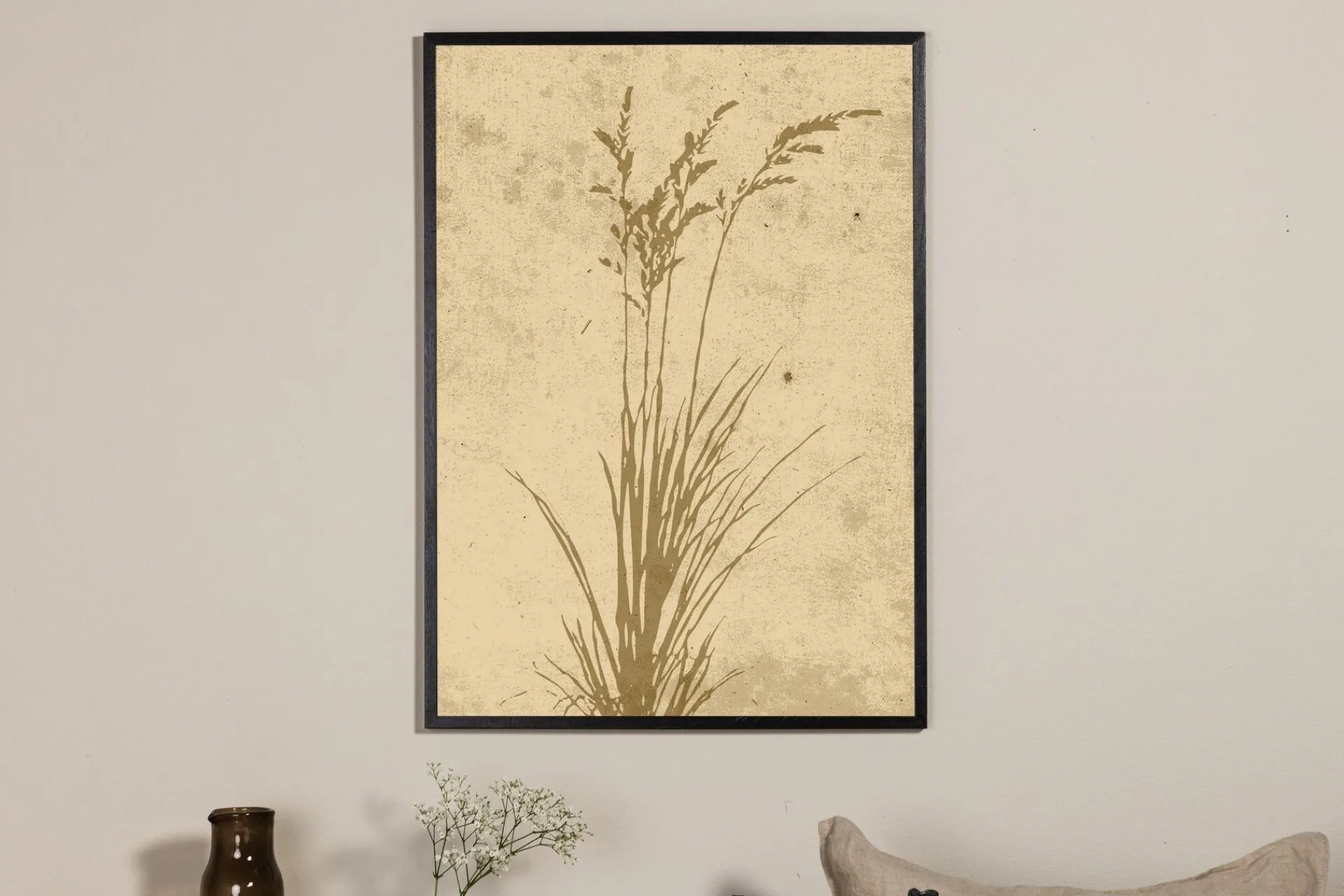 Venture Home Posters|Posters-Poster Plant art 21x30 cm Beige