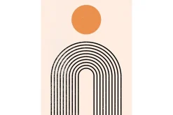 Venture Home Posters|Posters-Poster Tempel 30x40 cm Beige