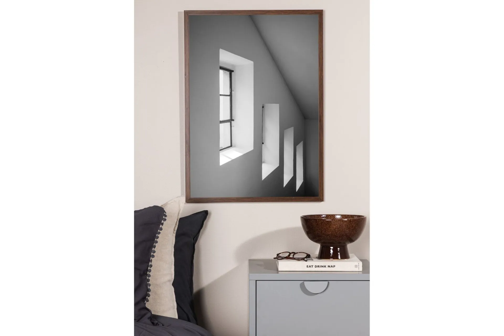 Venture Home Posters|Posters-Poster Windows 70x100 cm Svart/Hvit