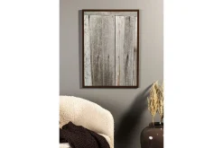 Venture Home Posters|Posters-Poster Wooden wall 30x40 cm Grey