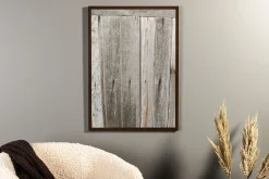 Venture Home Posters|Posters-Poster Wooden wall 30x40 cm Grey