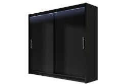 Garderober & Garderobesystem-Prag Garderobeskap 180x215 cm Svart