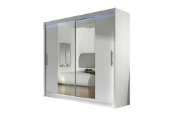 Scandinavian Choice Vegghengt Oppbevaring|Knaggerekke-Prag Garderobe 180x57x215 cm Hvit