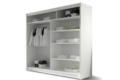 Scandinavian Choice Prag Stor Garderobe med Skyvedører + Speil