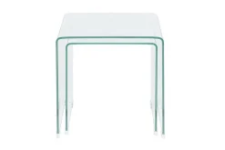 Avlastningsbord-Prestina Sidebord 2-pk Transparent