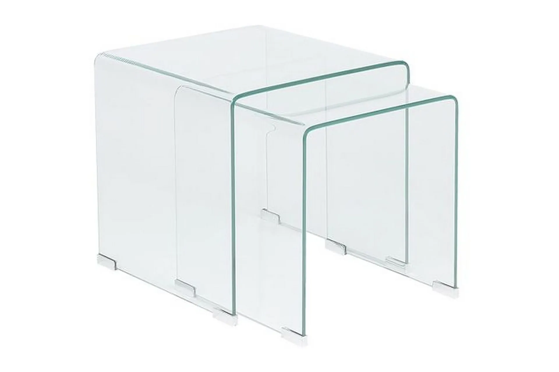 Avlastningsbord-Prestina Sidebord 2-pk Transparent