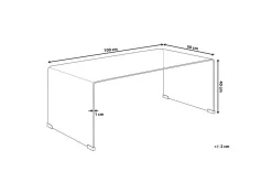 Sofabord-Prestina Sofabord Transparent
