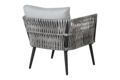 Veranda & Terrasse|Loungesett-Preveza Loungegruppe 120 cm Grey
