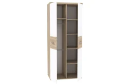 Garderober & Garderobesystem-Priesmeyer Garderobe 80x189 cm Brun/Hvit