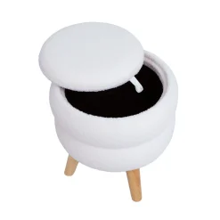 Puff/bord HOME4YOU Hana D40x41 cm , med oppbevaring