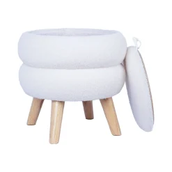 Puff/bord HOME4YOU Hana D40x41 cm , med oppbevaring