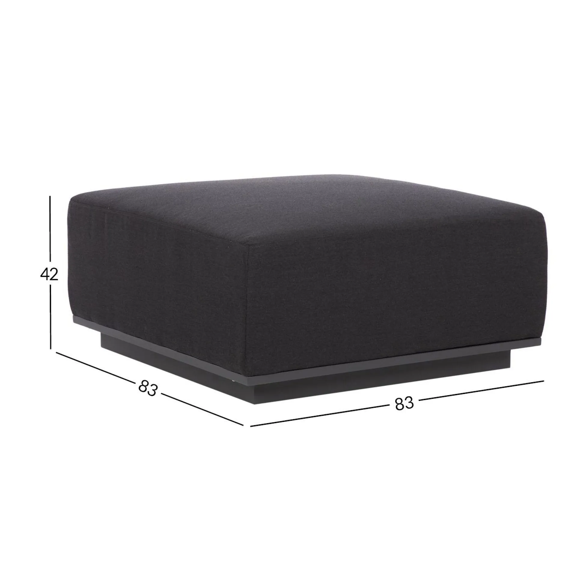 Puff HOME4YOU Fuller 83x83x42 cm