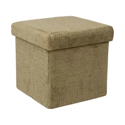 Puff HOME4YOU Jesse med oppbevaring 30x30x30 cm