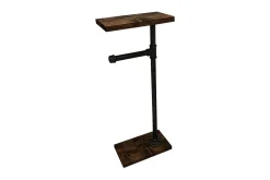 Baderom-Pukkuri Papirholder 30 cm Brun,Svart