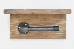 Baderom-Pukkuri Papirholder 30 cm Brun,Svart