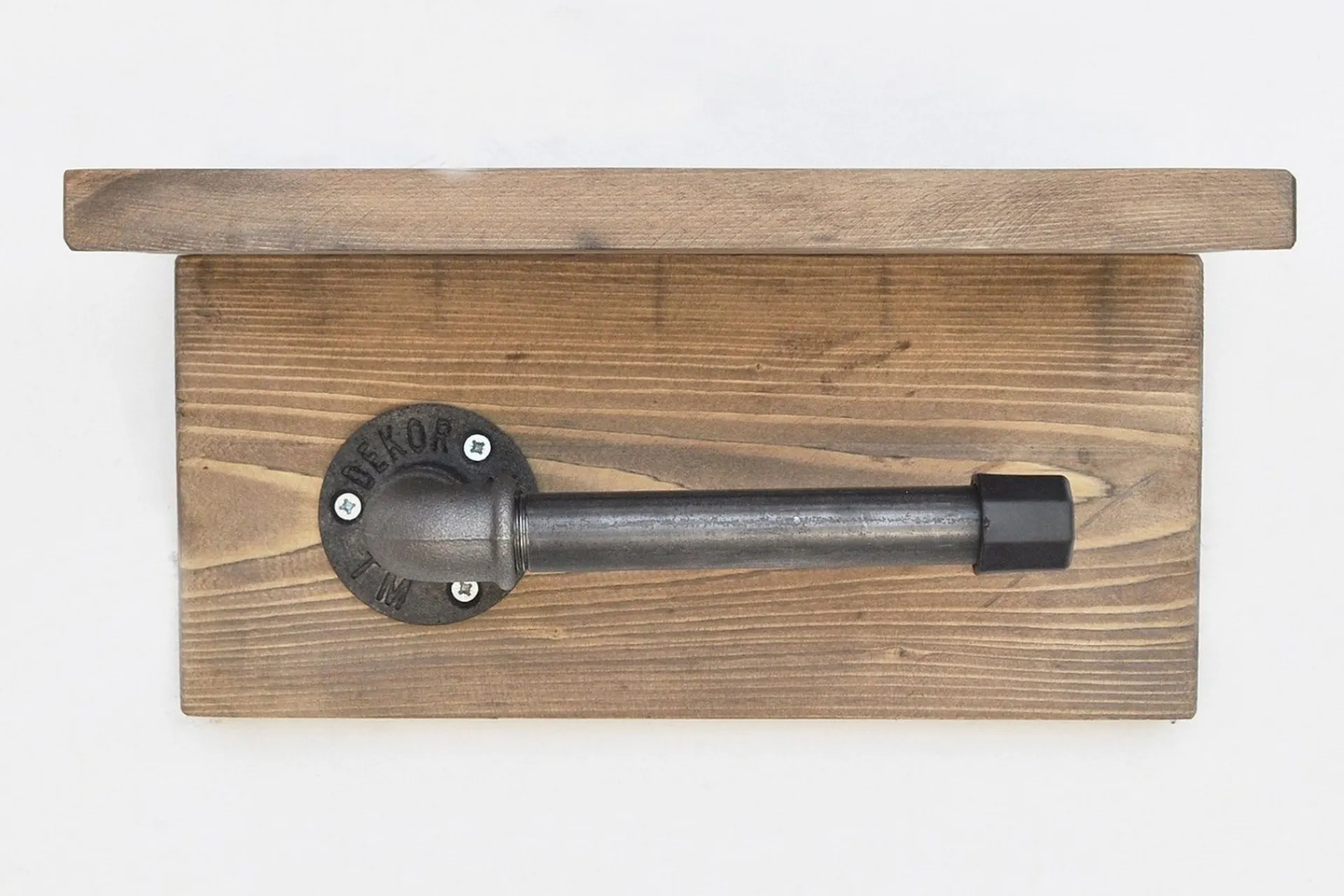 Baderom-Pukkuri Papirholder 30 cm Brun,Svart