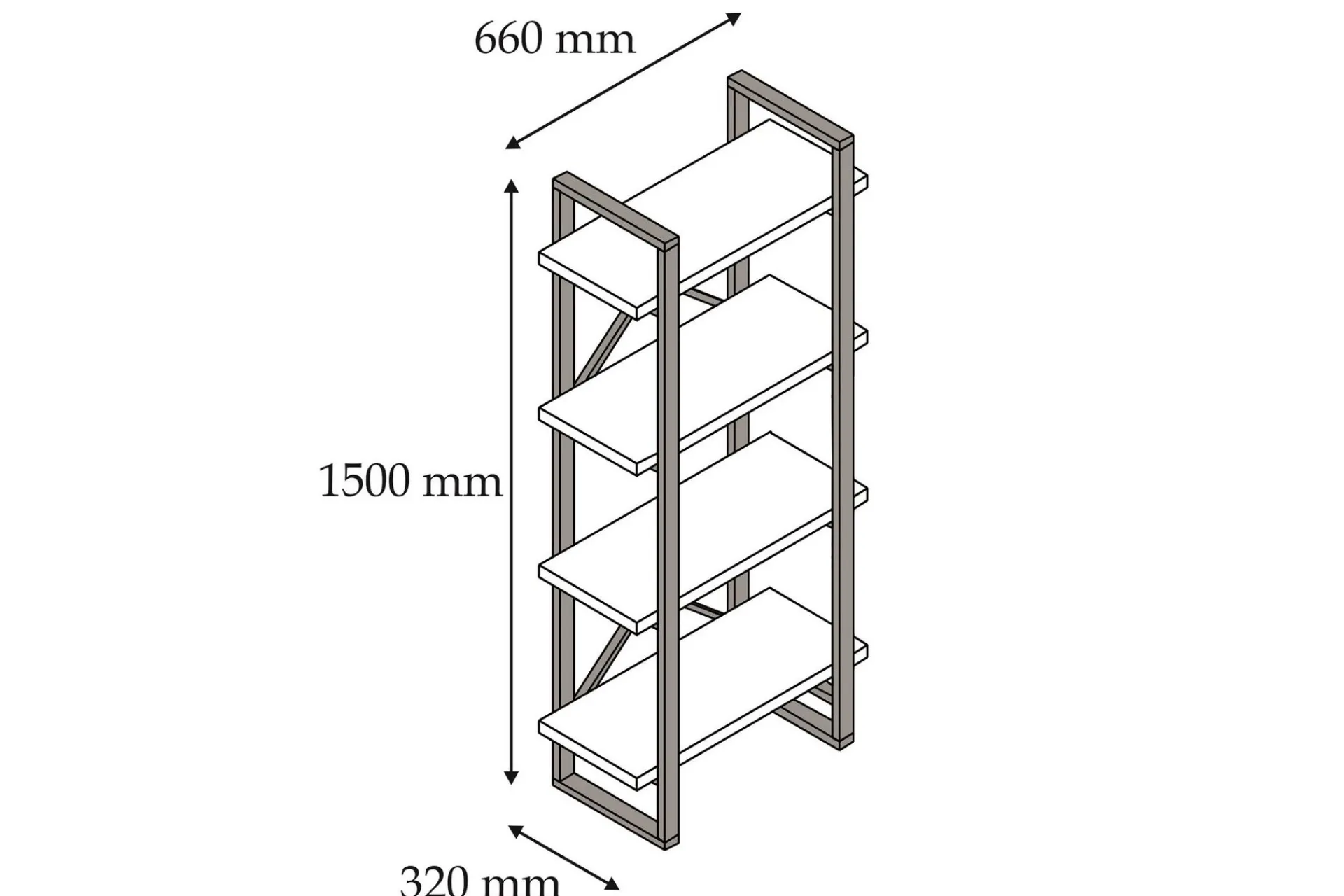 Puqa Design Bokhylle