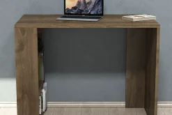 Puqa Design Skrivebord 90 cm med Oppbevaringshyller