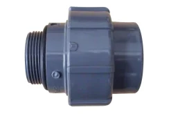 Planet Pool Bassengtilbehør|Basseng-PVC Unionkobling Svart