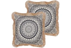 Hagepute|Hagepute-Pynteputer Geranium sett av 2 Beige/svart Beige,Svart