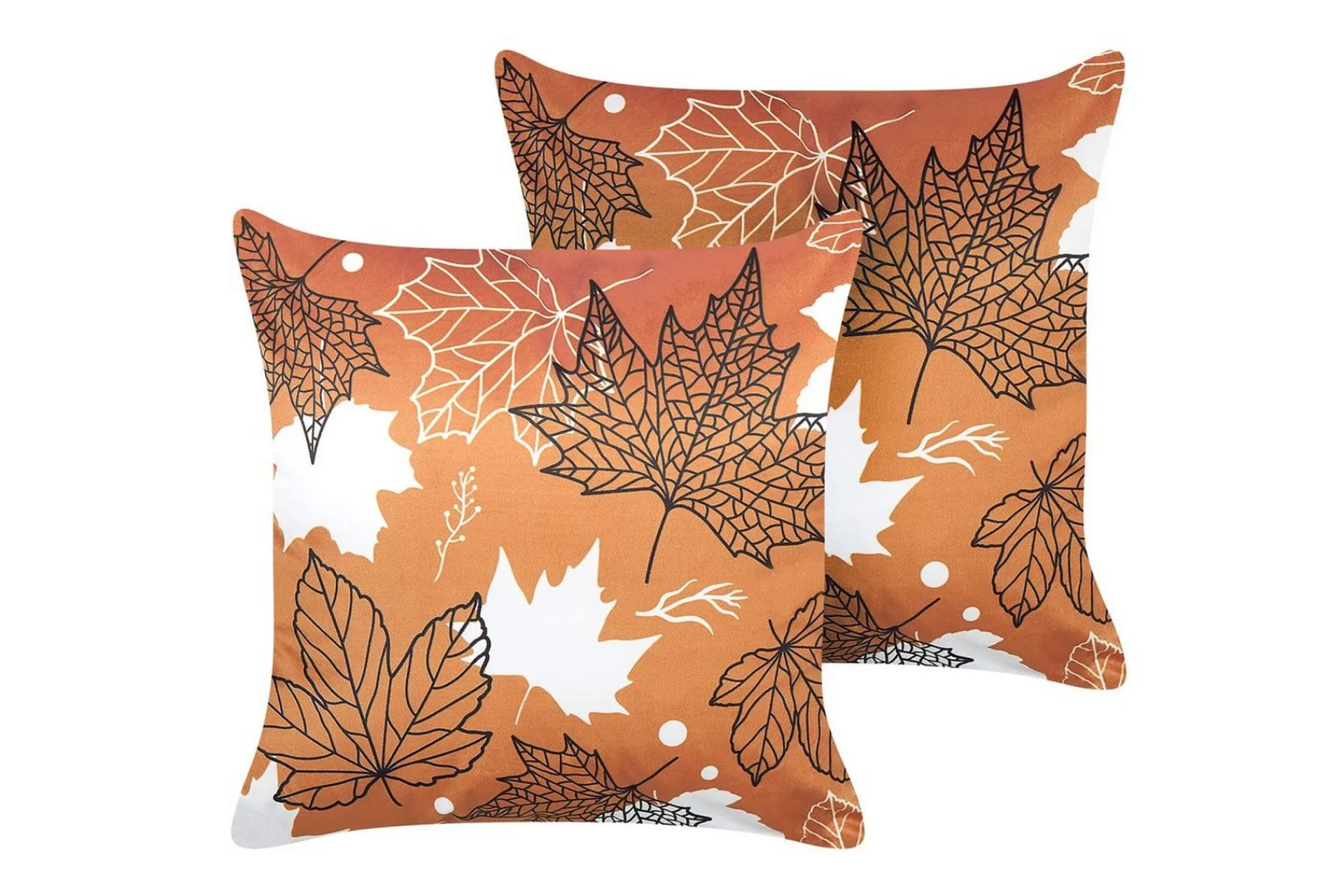 Hagepute|Hagepute-Pynteputer Poinsettia sett à 2 Orange,Hvit,Svart