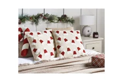 Julepynt & Juledekorasjon-Pynteputer Sugarplum sett med 2 Beige,Hvit,Mørkerød