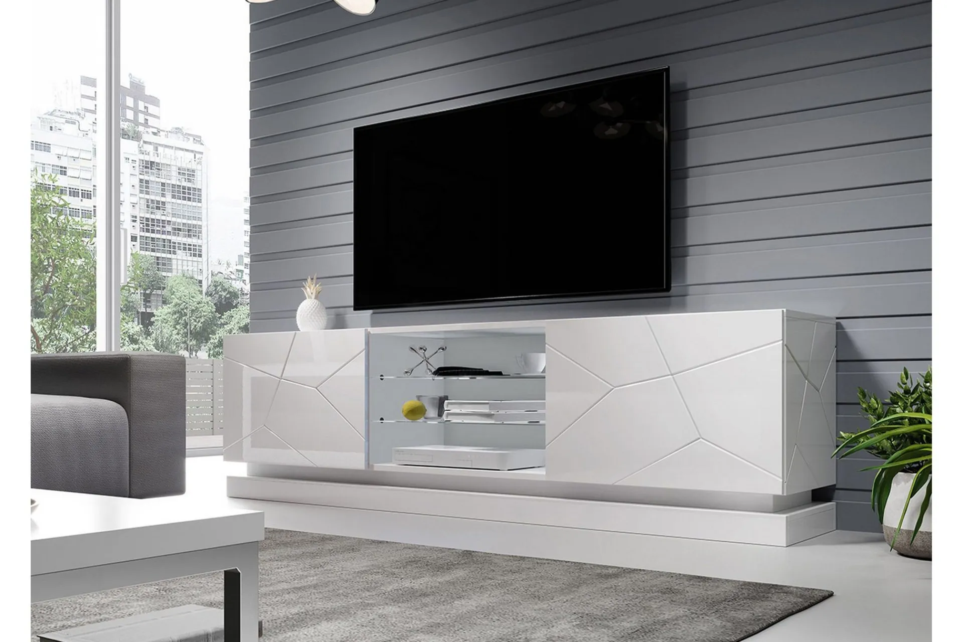 Qiu TV-Benk 40x200 cm